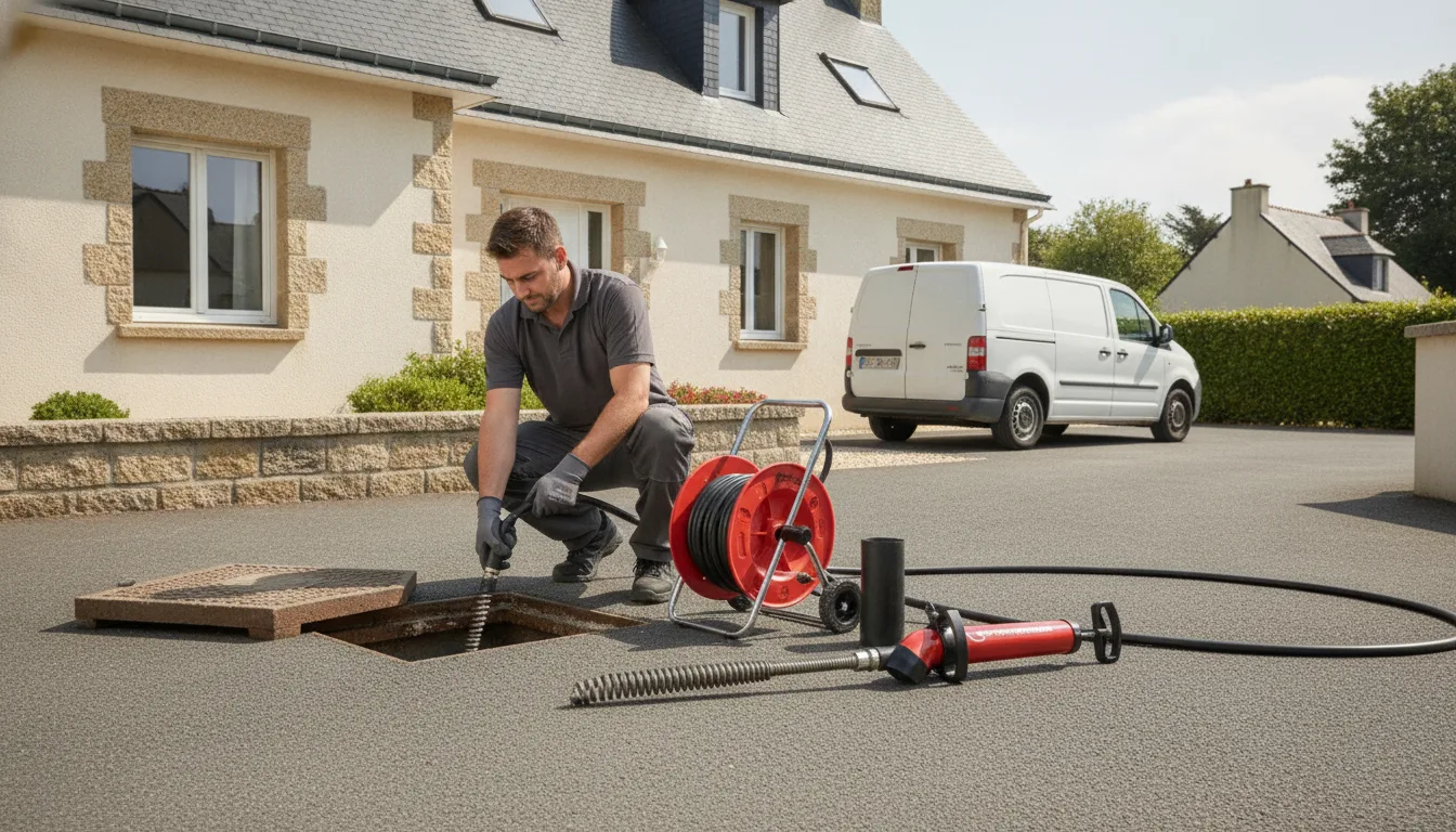 Débouchage canalisation Savenay – méthode / geste technique